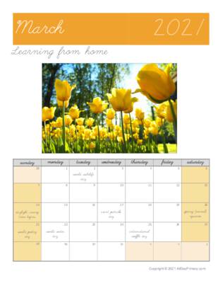 March 2021 Learning From Home Calendar.pdf